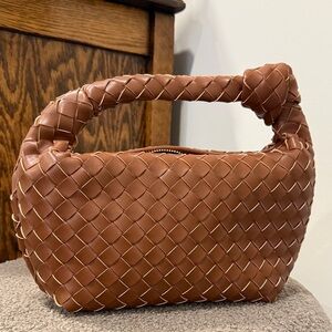 a new day Braided Hobo Bag in Cognac